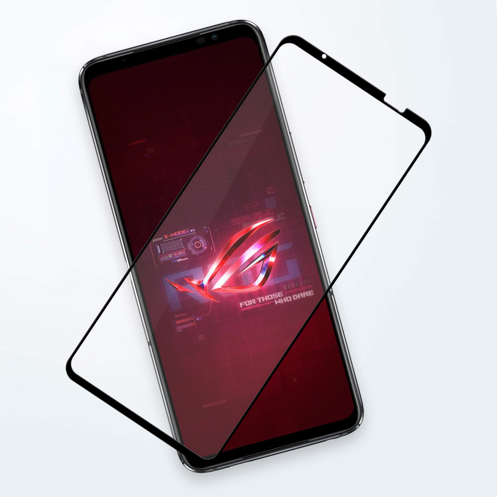 Tempered Glass Screen Protector for ROG Phone 7 Ultimate (Black)