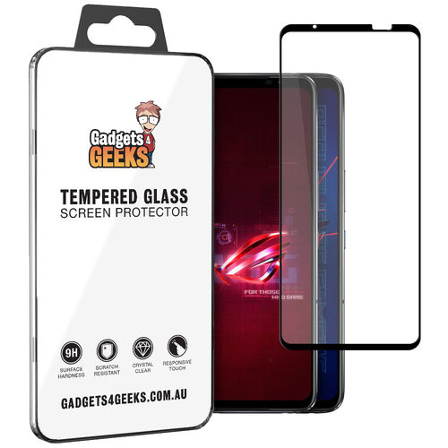 9H Tempered Glass Screen Protector for Asus ROG Phone 6 / 6 Pro / 7 / 7 Ultimate - Black