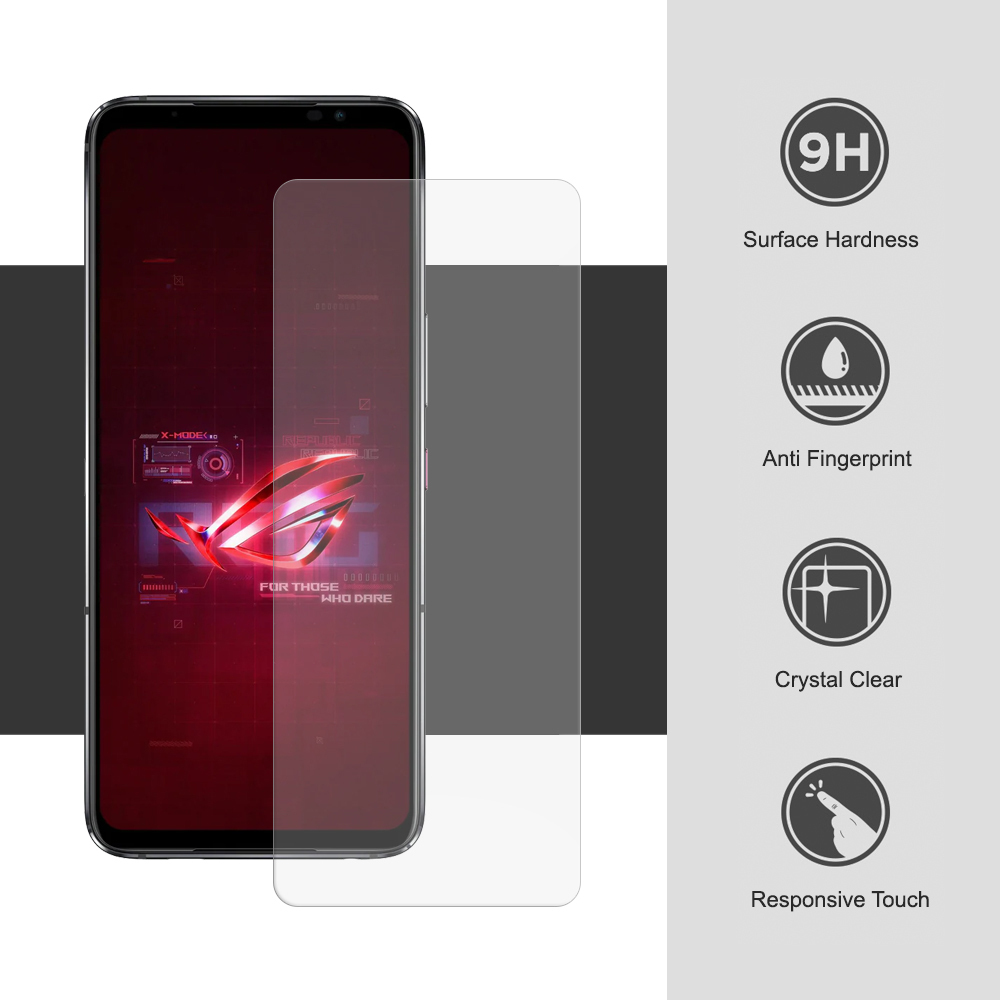 Tempered Glass Screen Protector for Asus ROG Phone 6 / 7 (Clear)
