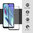 Full Coverage Tempered Glass Screen Protector for Motorola Moto G50 5G - Black