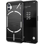 Flexi Slim Carbon Fibre Case for Nothing Phone - Brushed Black