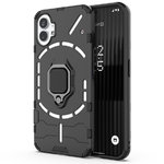 Slim Armour Shockproof Case / Finger Ring Holder for Nothing Phone - Black