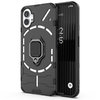 Slim Armour Shockproof Case / Finger Ring Holder for Nothing Phone (1) - Black