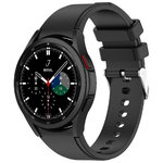 Sport Silicone Band for Samsung Galaxy Watch6 / 6 Classic / 5 / 5 Pro / 4 - Black