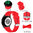 Sport Silicone Band for Samsung Galaxy Watch7 / 6 / 6 Classic / 5 / 5 Pro / 4 - Red