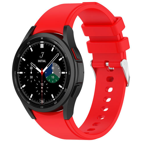 Sport Silicone Band for Samsung Galaxy Watch6 / 6 Classic / 5 / 5 Pro / 4 - Red