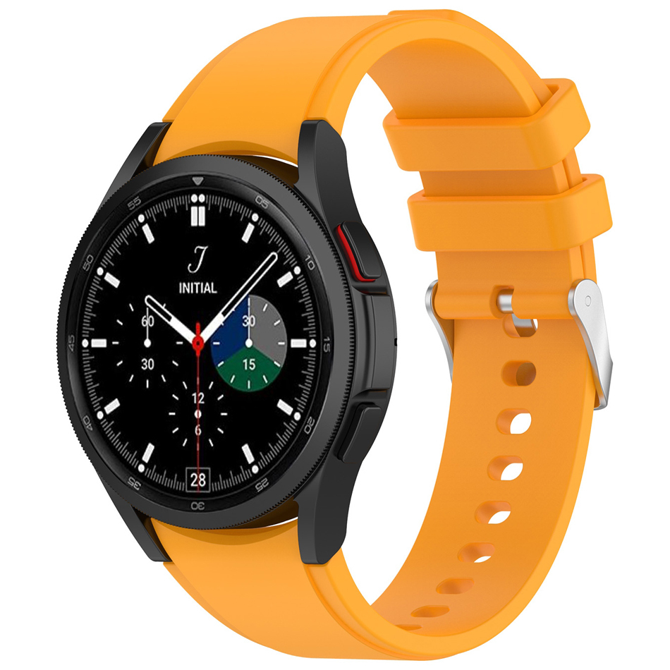 Sport Silicone Strap Band for Galaxy Watch7 6 5 Pro Yellow