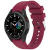 Sport Silicone Band for Samsung Galaxy Watch7 / 6 / 6 Classic / 5 / 5 Pro / 4 - Maroon