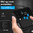 Slim Armour Shockproof Case / Finger Ring Holder for Samsung Galaxy Z Flip4 - Black