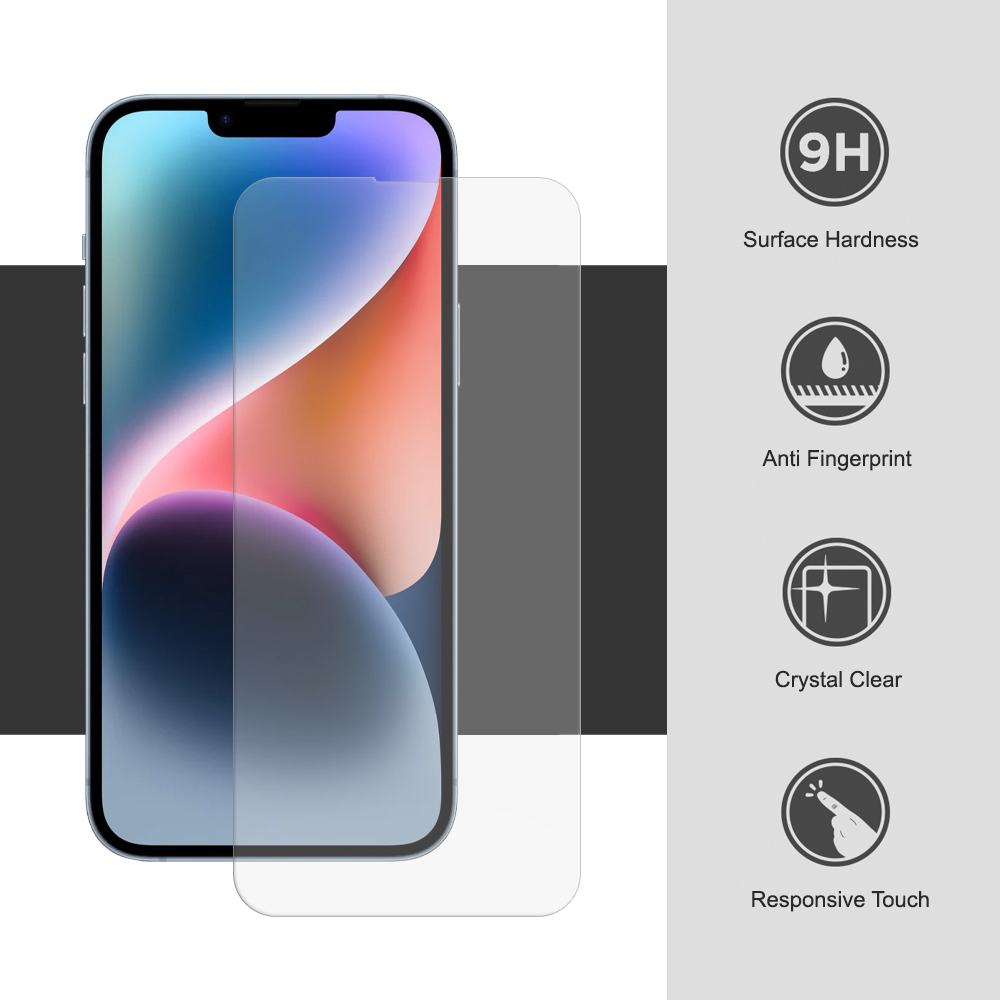 9H Tempered Glass Screen Protector for Apple iPhone 14 Plus