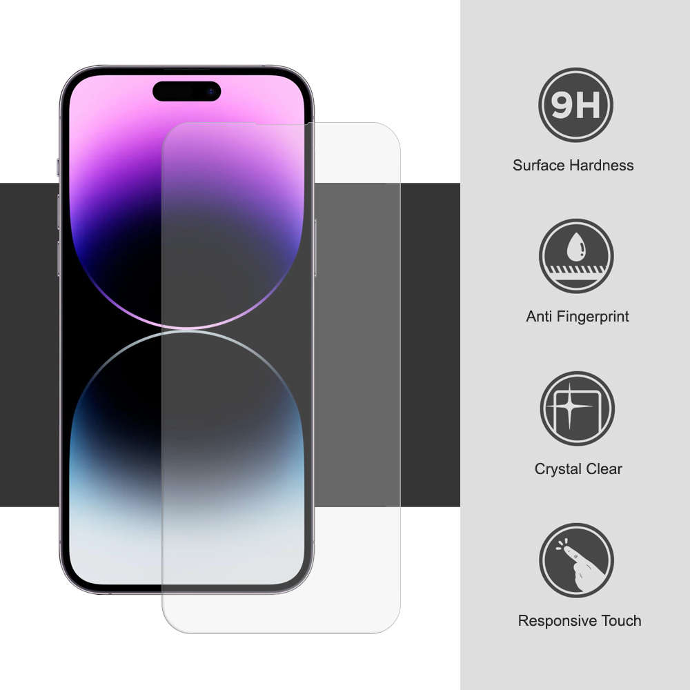 Tempered Glass Screen Protector for Apple iPhone 14 Pro Max