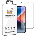Full Coverage Tempered Glass Screen Protector for Apple iPhone 14 Plus - Black