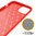 Flexi Slim Carbon Fibre Case for Apple iPhone 14 Plus - Brushed Red