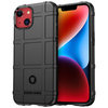 Anti-Shock Grid Texture Shockproof Case for Apple iPhone 14 - Black