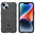 Anti-Shock Grid Texture Shockproof Case for Apple iPhone 14 Plus - Black