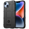 Anti-Shock Grid Texture Tough Case for Apple iPhone 14 Plus - Black