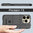 Anti-Shock Grid Texture Shockproof Case for Apple iPhone 14 Pro - Black