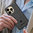 Anti-Shock Grid Texture Shockproof Case for Apple iPhone 14 Pro - Black