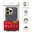 Anti-Shock Grid Texture Shockproof Case for Apple iPhone 14 Pro - Black