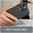 Anti-Shock Grid Texture Shockproof Case for Apple iPhone 14 Pro Max - Black