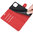 Leather Wallet Case & Card Holder Pouch for Apple iPhone 14 - Red