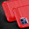 Flexi Slim Carbon Fibre Case for Motorola Moto G50 5G - Brushed Red