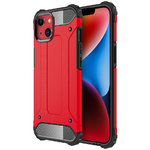 Military Defender Tough Shockproof Case for Apple iPhone 14 - Red