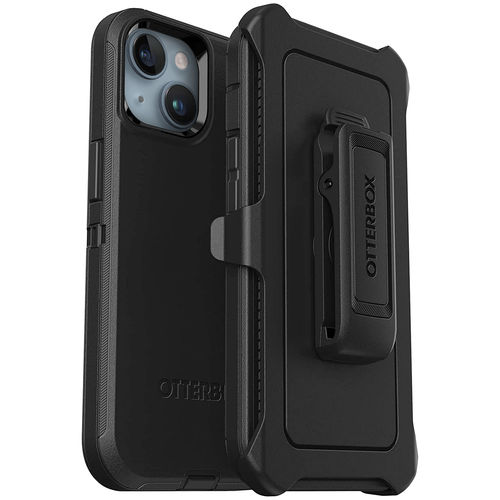 OtterBox Defender Shockproof Case / Belt Clip for Apple iPhone 14 Plus - Black