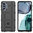 Anti-Shock Grid Texture Shockproof Case for Motorola Moto G62 - Black