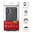 Anti-Shock Grid Texture Shockproof Case for Motorola Moto G62 - Black