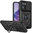 Heavy Duty Shockproof Case / Slide Camera Cover for Oppo A77 5G - Black