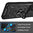 Heavy Duty Shockproof Slide Case / Finger Ring Holder for Oppo Find X5 Lite - Black