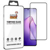 Full Coverage Tempered Glass Screen Protector for Oppo Reno8 Pro - Black