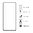 Full Coverage Tempered Glass Screen Protector for Google Pixel 7 - Black