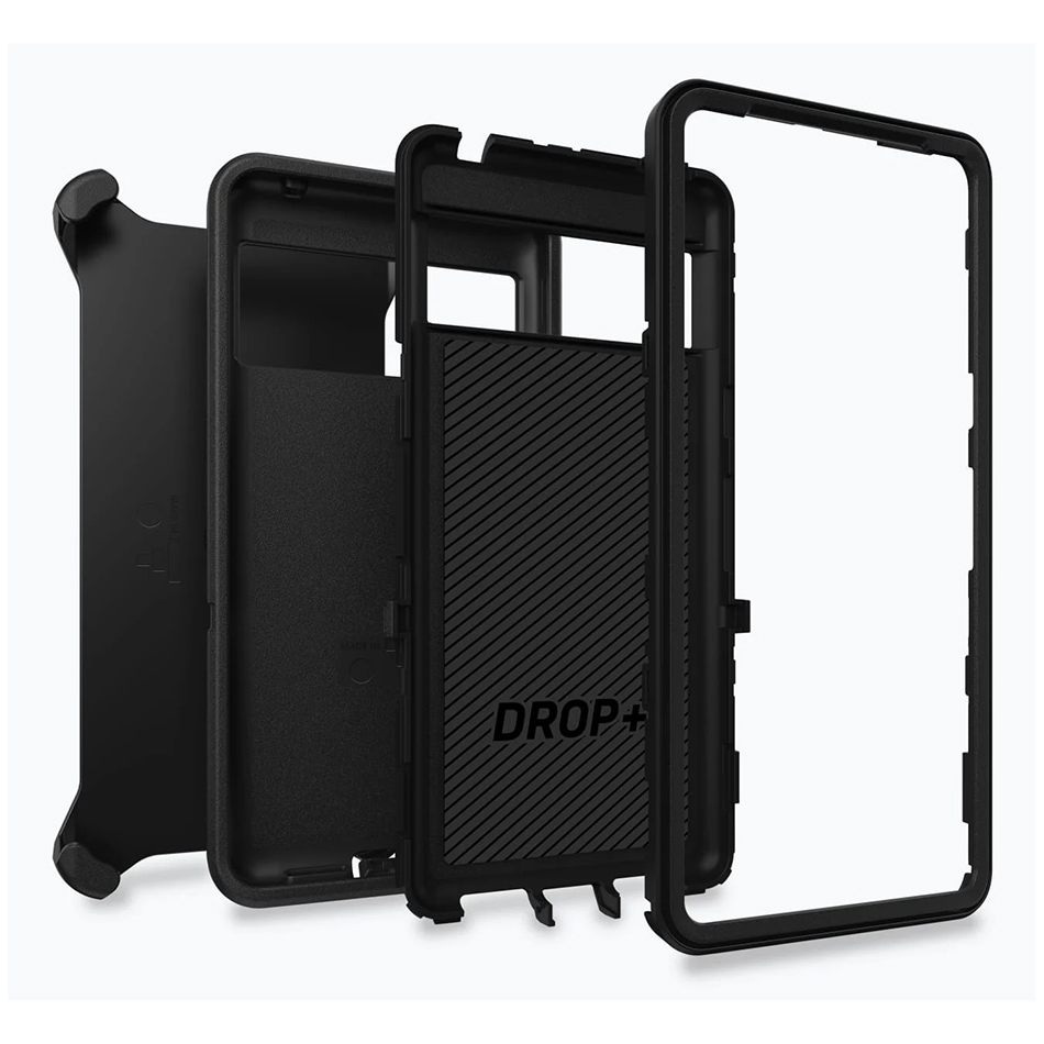 OtterBox Defender Shockproof Case / Belt Clip for Google Pixel 7 - Black