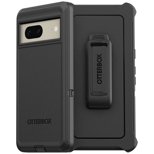 OtterBox Defender Shockproof Case / Belt Clip for Google Pixel 7 - Black