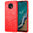 Flexi Slim Carbon Fibre Case for Nokia G50 5G - Brushed Red