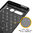 Flexi Slim Carbon Fibre Case for Google Pixel 7 Pro - Black (Pattern)