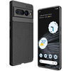 Flexi Slim Carbon Fibre Case for Google Pixel 7 Pro - Black (Pattern)