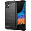 Flexi Slim Carbon Fibre Case for Samsung Galaxy XCover6 Pro - Brushed Black