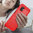 Flexi Slim Carbon Fibre Case for Samsung Galaxy XCover6 Pro - Brushed Red