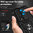 Slim Armour Shockproof Case / Finger Ring Holder for Samsung Galaxy Z Fold4 - Black