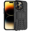 Dual Layer Rugged Tough Case & Stand for Apple iPhone 14 Pro - Black