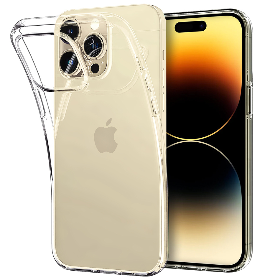 Flexi Slim Gel Case for Apple iPhone 14 Pro - Clear (Gloss Grip)