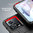 Anti-Shock Grid Texture Shockproof Case for Motorola Edge 30 Fusion - Black