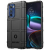 Anti-Shock Grid Texture Shockproof Case for Motorola Edge 30 - Black