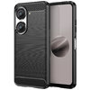 Flexi Slim Carbon Fibre Case for Asus Zenfone 9 / 10 - Brushed Black