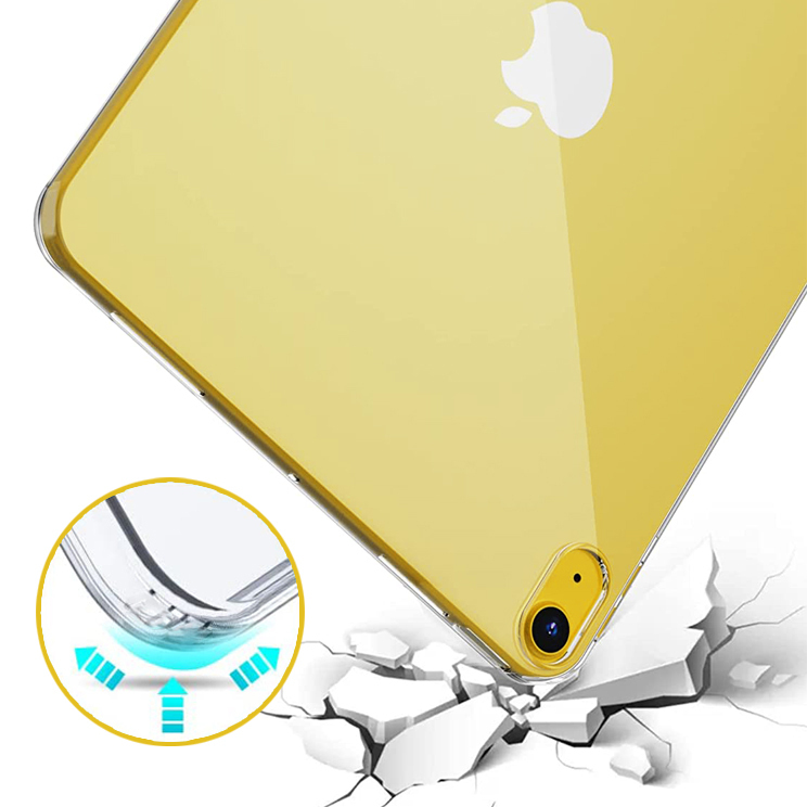 Flexi Slim Gel Case for Apple iPad (A16) 11-inch (2025) / 10.9-inch (2022) - Clear (Gloss Grip)