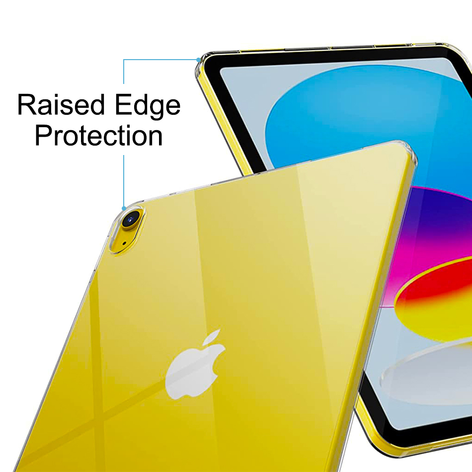 Flexi Slim Gel Case for Apple iPad (A16) 11-inch (2025) / 10.9-inch (2022) - Clear (Gloss Grip)
