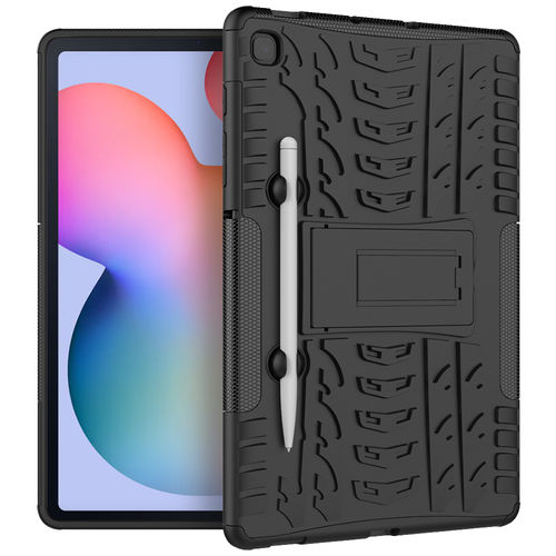 Dual Layer Rugged Tough Shockproof Case & Stand for Samsung Galaxy Tab S6 Lite